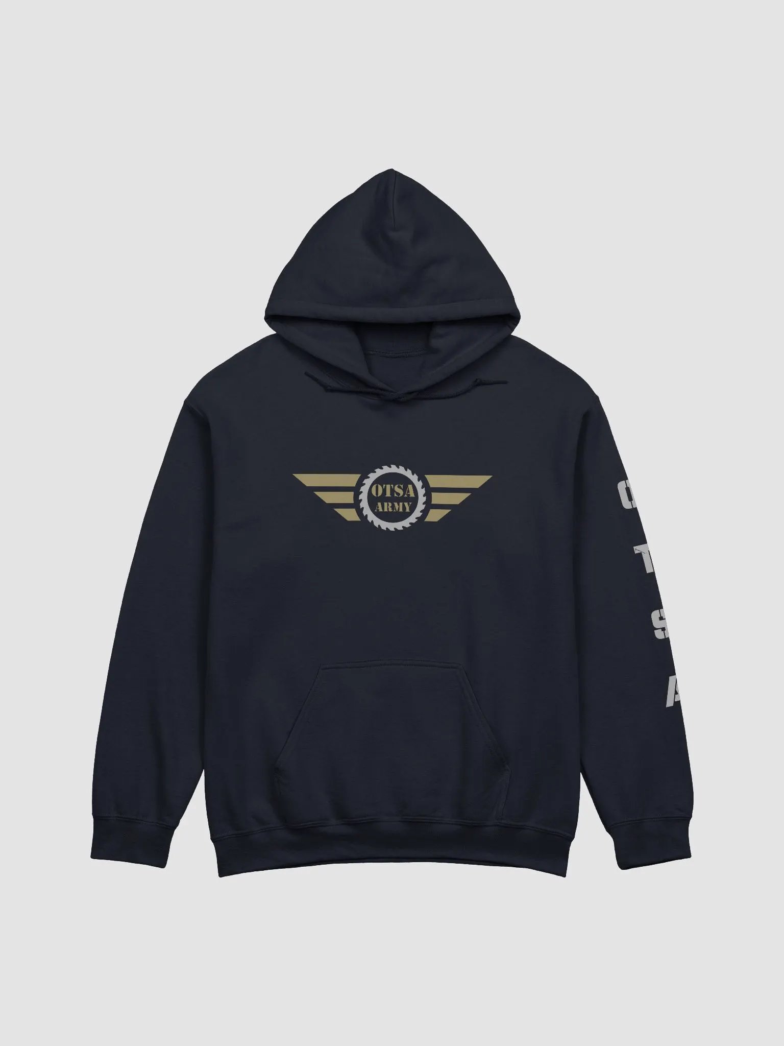 OTSA Army Wing Logo Navy Blue Hoodie product image (1)