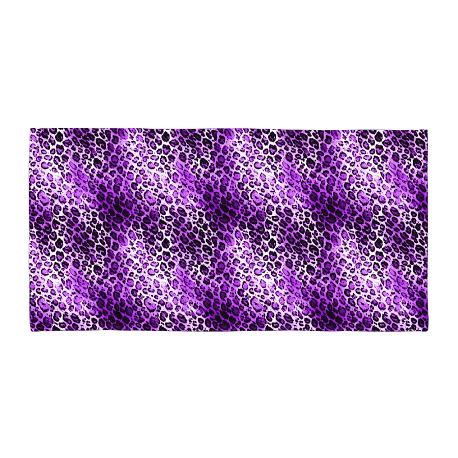 Purple Leopard Patetrn Towel product image (1)