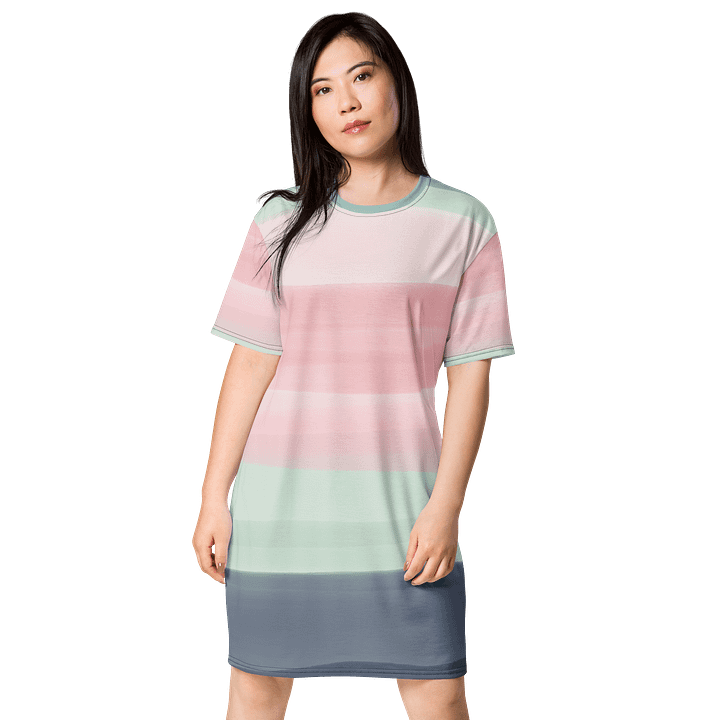 Exclusive Green Swirl T-Shirt Dress - Only at TDS Music product image (1)