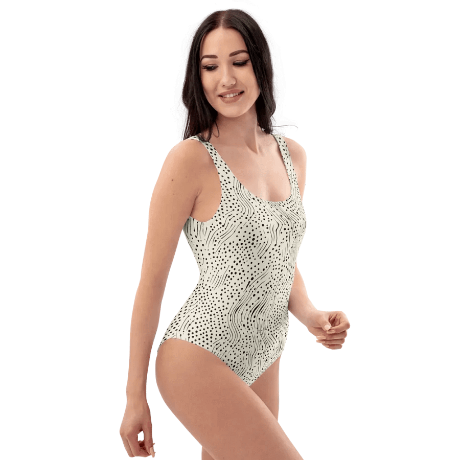 Midnight Drift One-Piece Swimsuit – Effortless Cool, Minimal Muse product image (3)