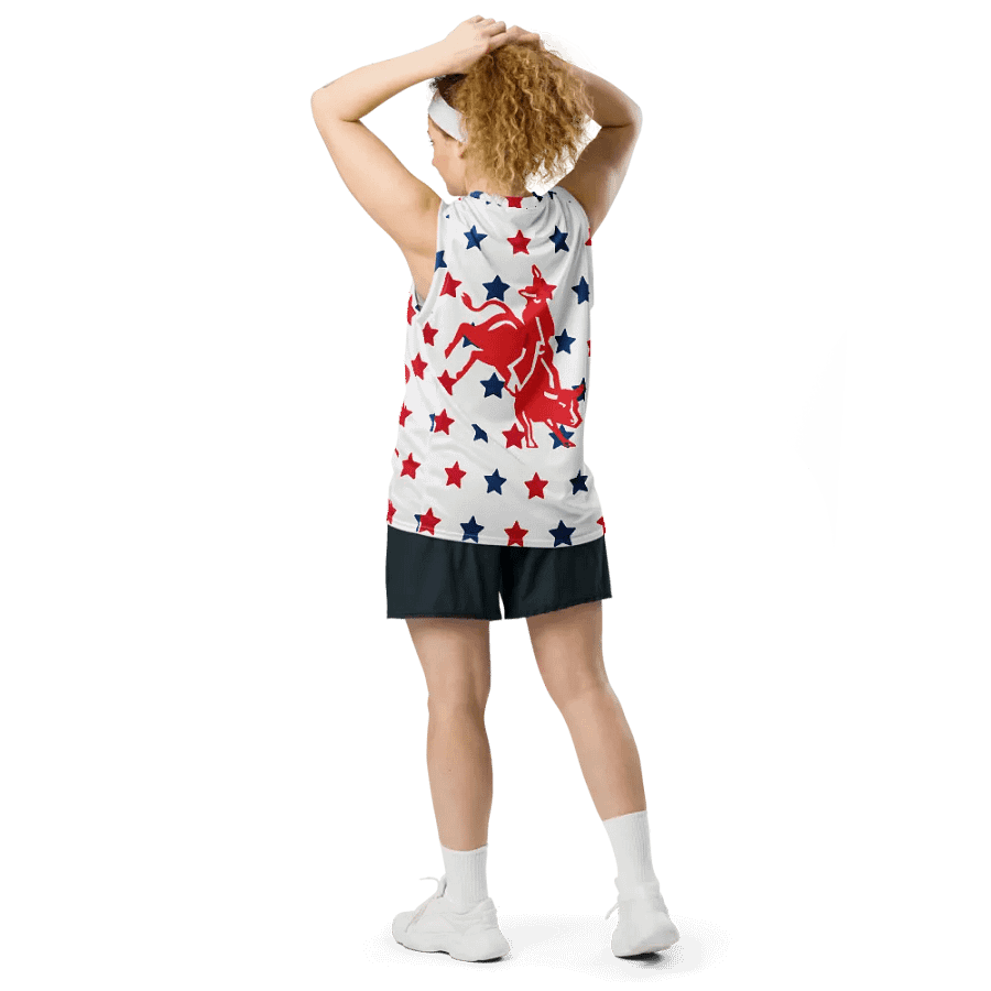 Starry Hoopster: All-Over Print Basketball Jersey product image (12)