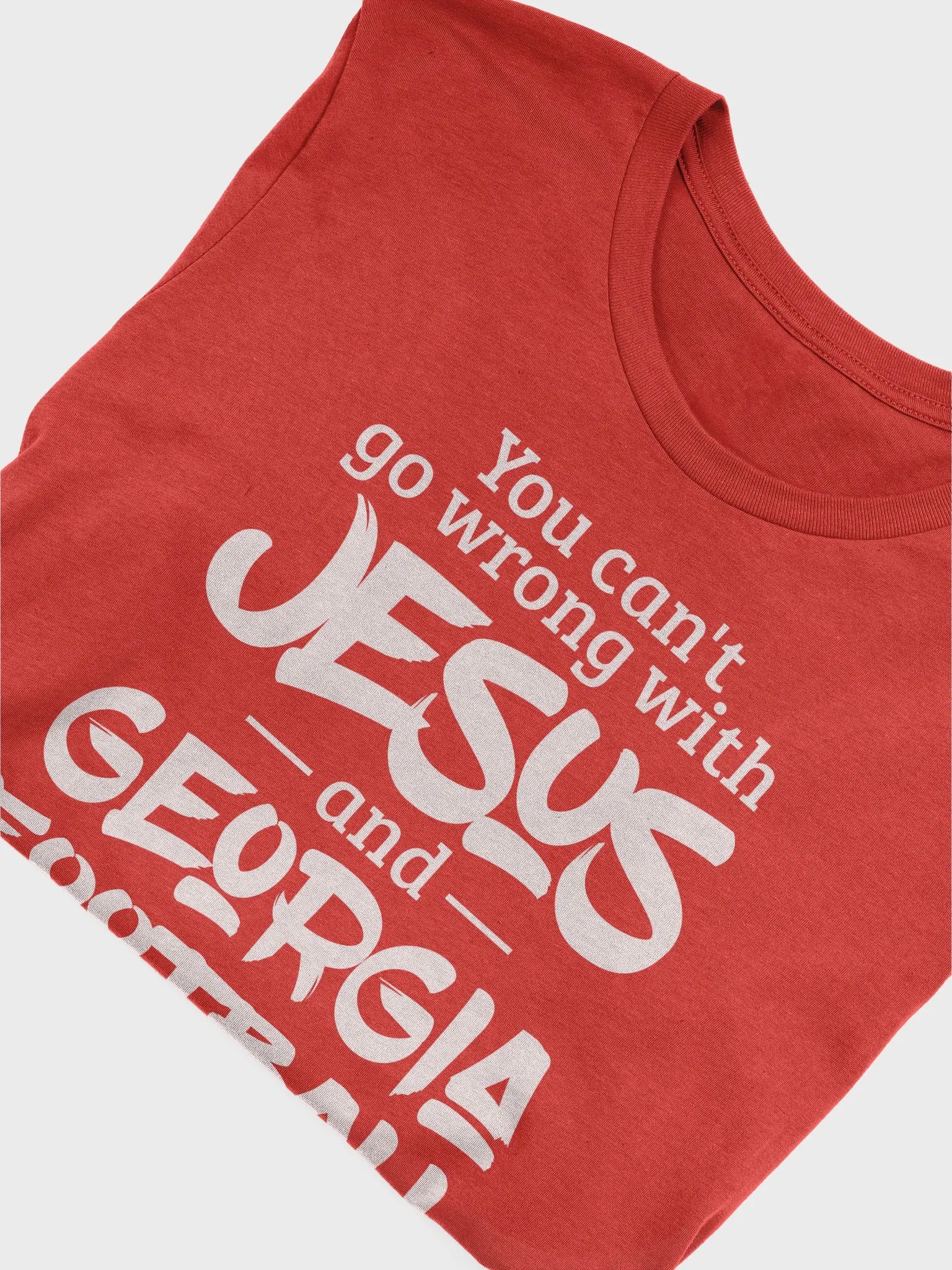 Georgia Football Jesus Tee - You Can't Go Wrong with Jesus and Georgia Football product image (19)