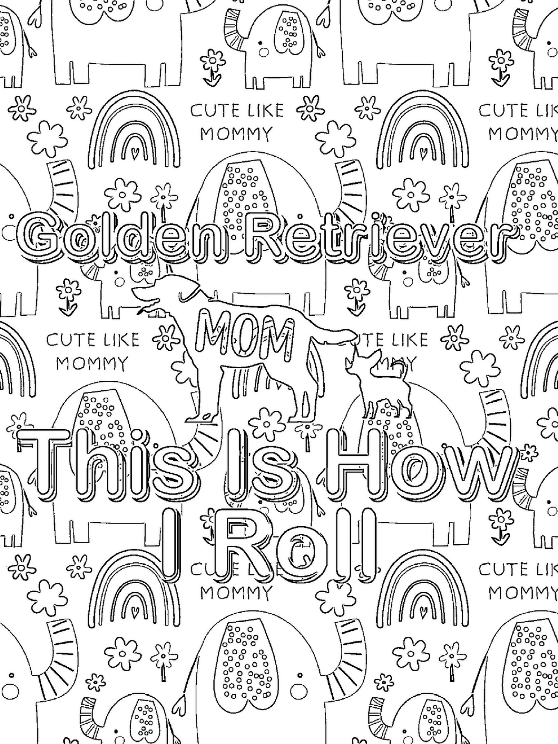 Relaxing Coloring Pages for Young Women-Pet Mama Life product image (6)