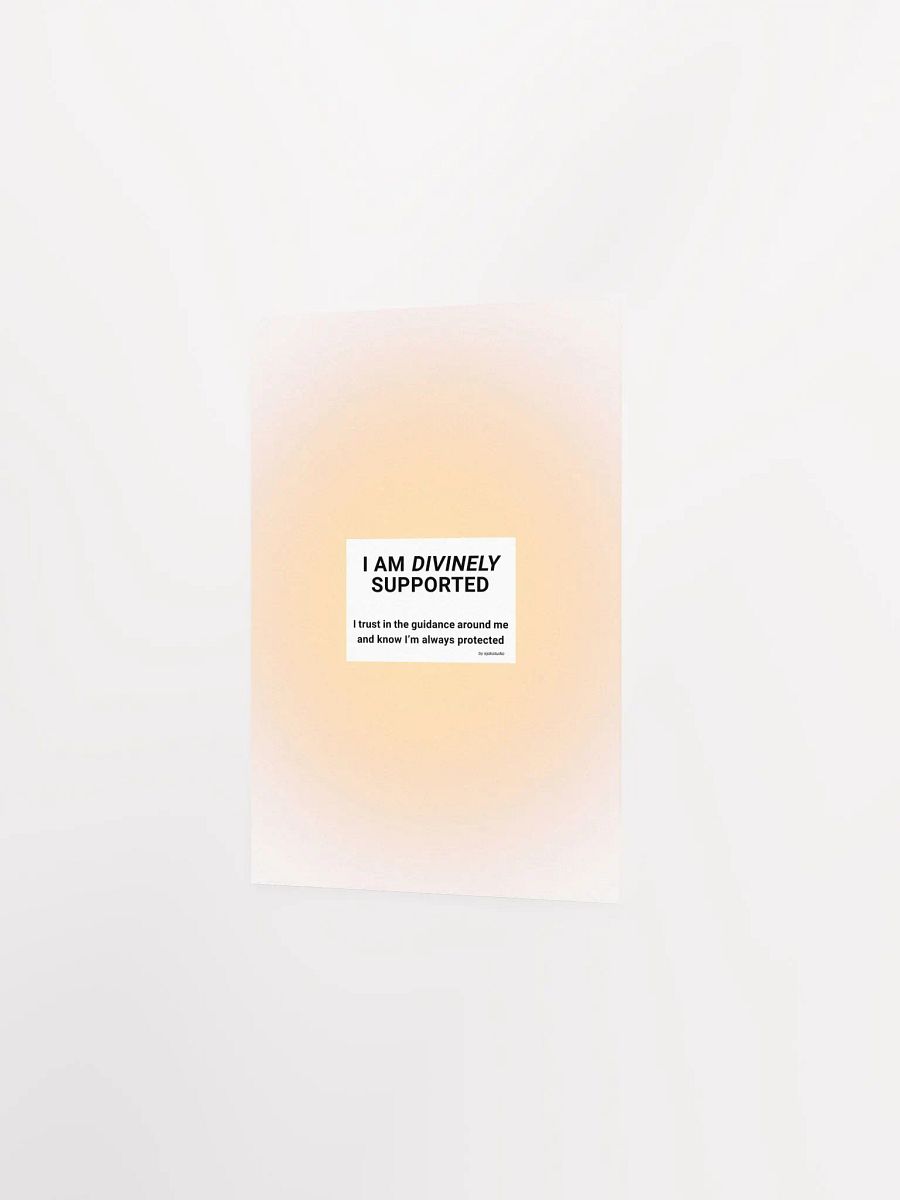 I Am Divinely Supported Gradient Print product image (8)