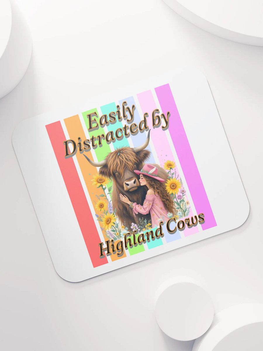 Easily Distracted By Highland Cow Dream Mouse Pad product image (5)