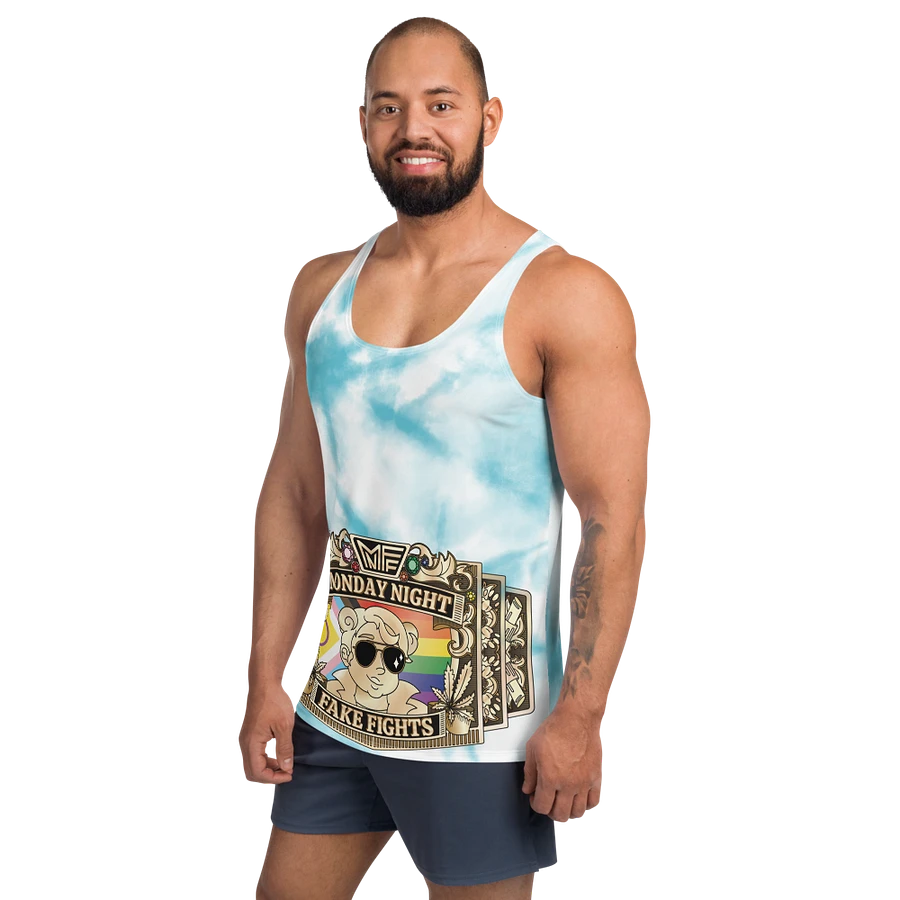 MNFF Championship belt Blue Tie Dye 