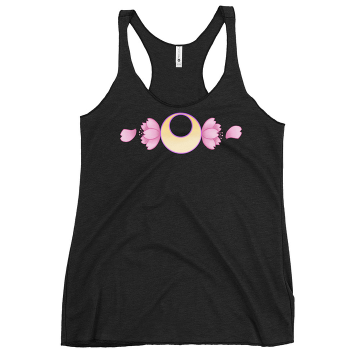 Moonie Blossom Triblend Racerback Tank product image (2)