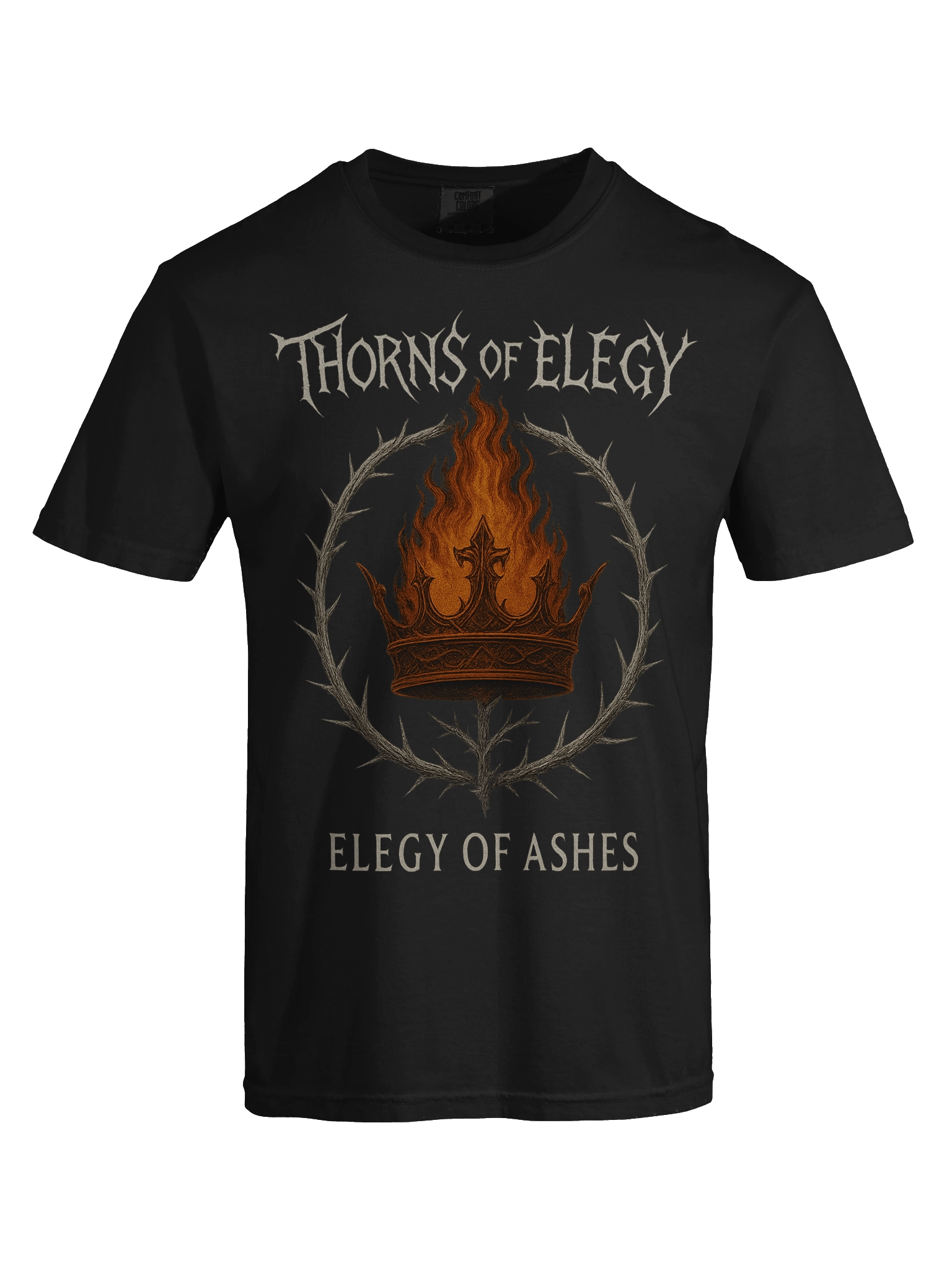 Thorns of Elegy – Elegy of Ashes Crown Tee product image (7)