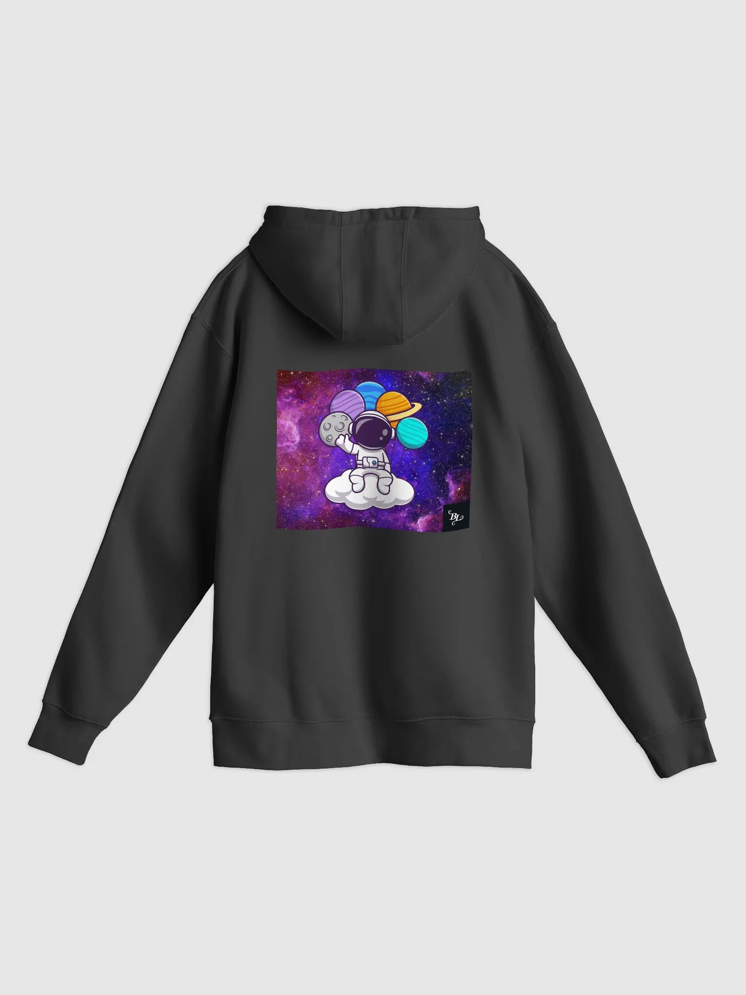 Astronaut Galaxy Solar System Premium Pullover Hoodie product image (1)