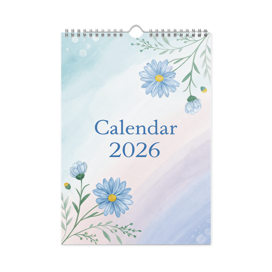 FLORAL INSPIRATIONAL QUOTES WALL CALENDAR 2026 product image (3)