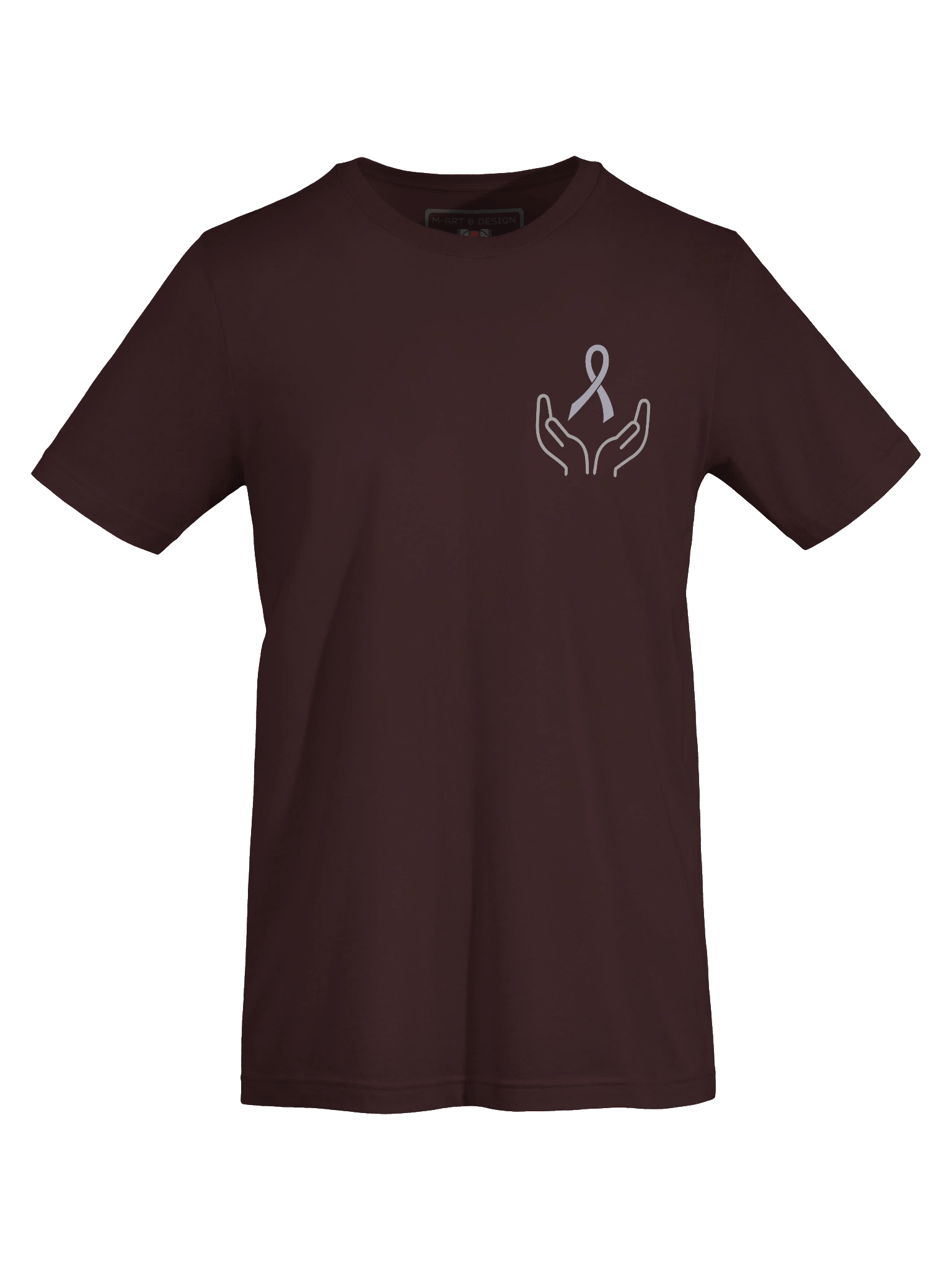General Cancer Awareness Unisex T-Shirt, Lavender Ribbon Hands Tee, product image (63)