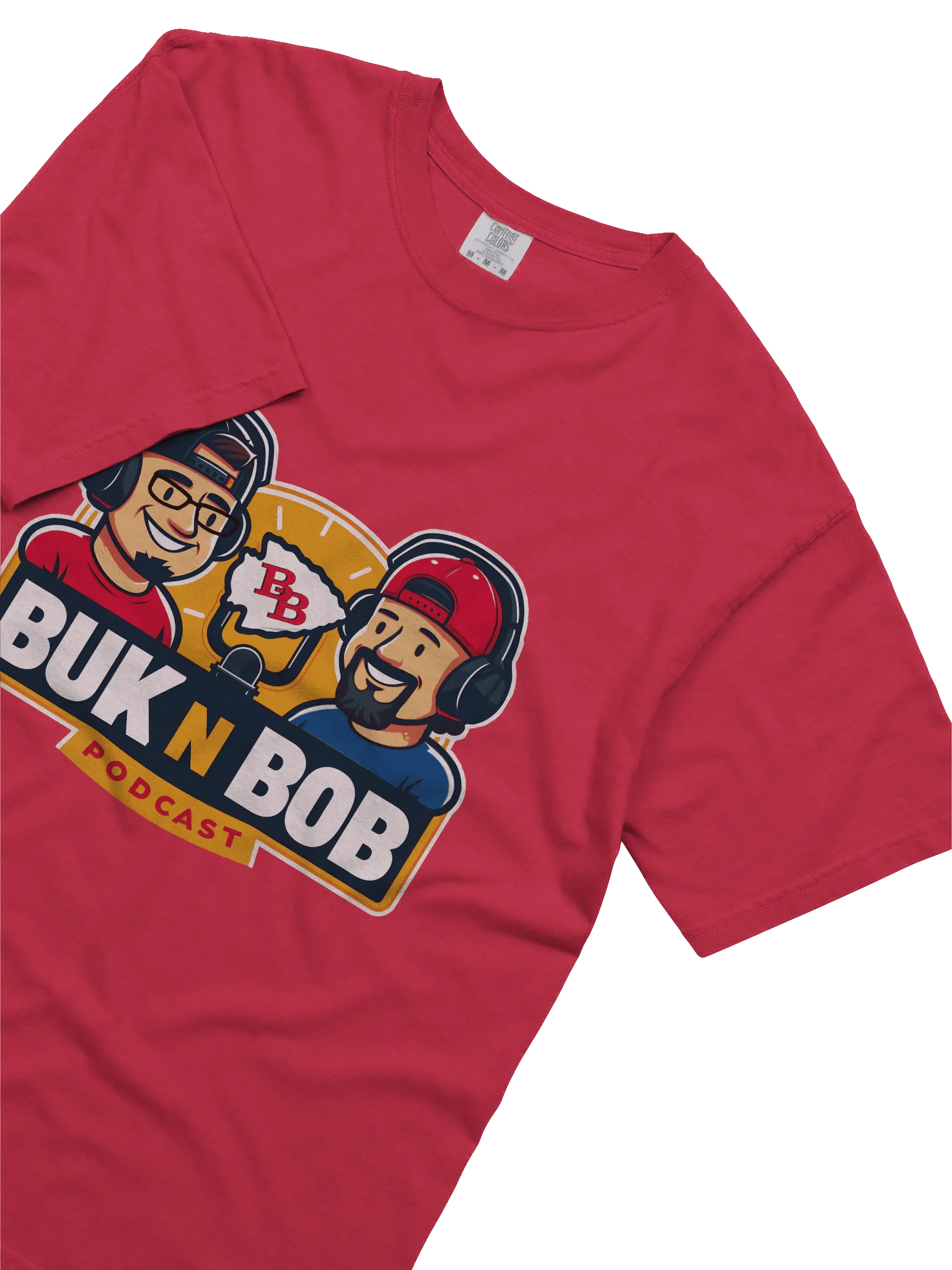 Buk N Bob Podcast Logo T-Shirt Image Dye product image (27)