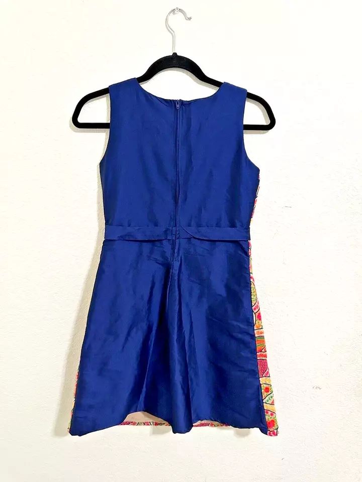All Things Uber Nice Embroidered Dress Youth Size 11/12 Multicolor Sleeveless product image (2)