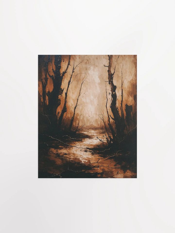 Sepia Forest Reflection Poster product image (4)