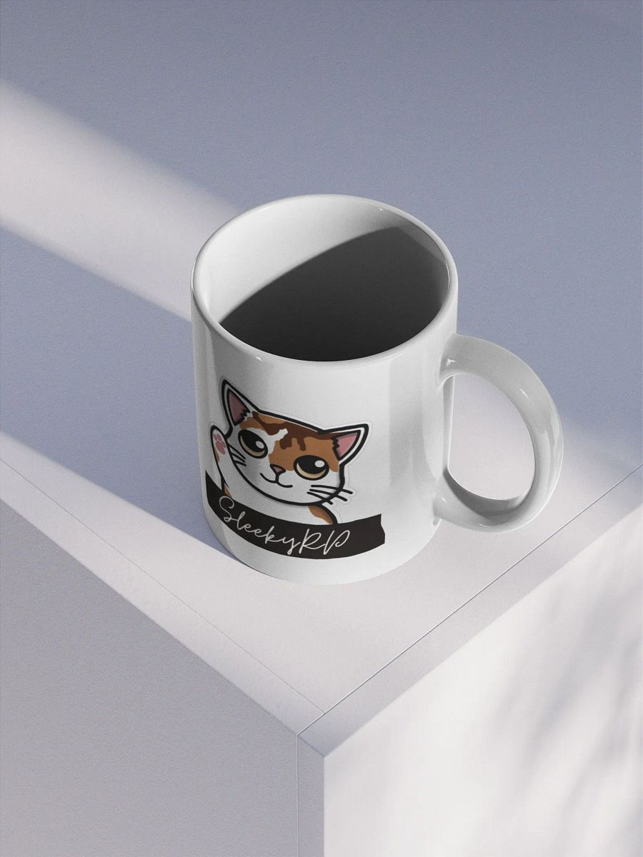 Logo & Mochi White Glossy Mug product image (3)