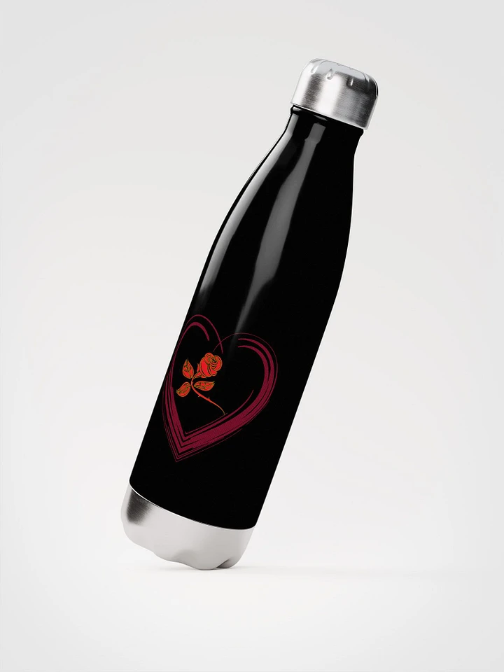 Golden Rose Heart Stainless Steel Bottle product image (2)