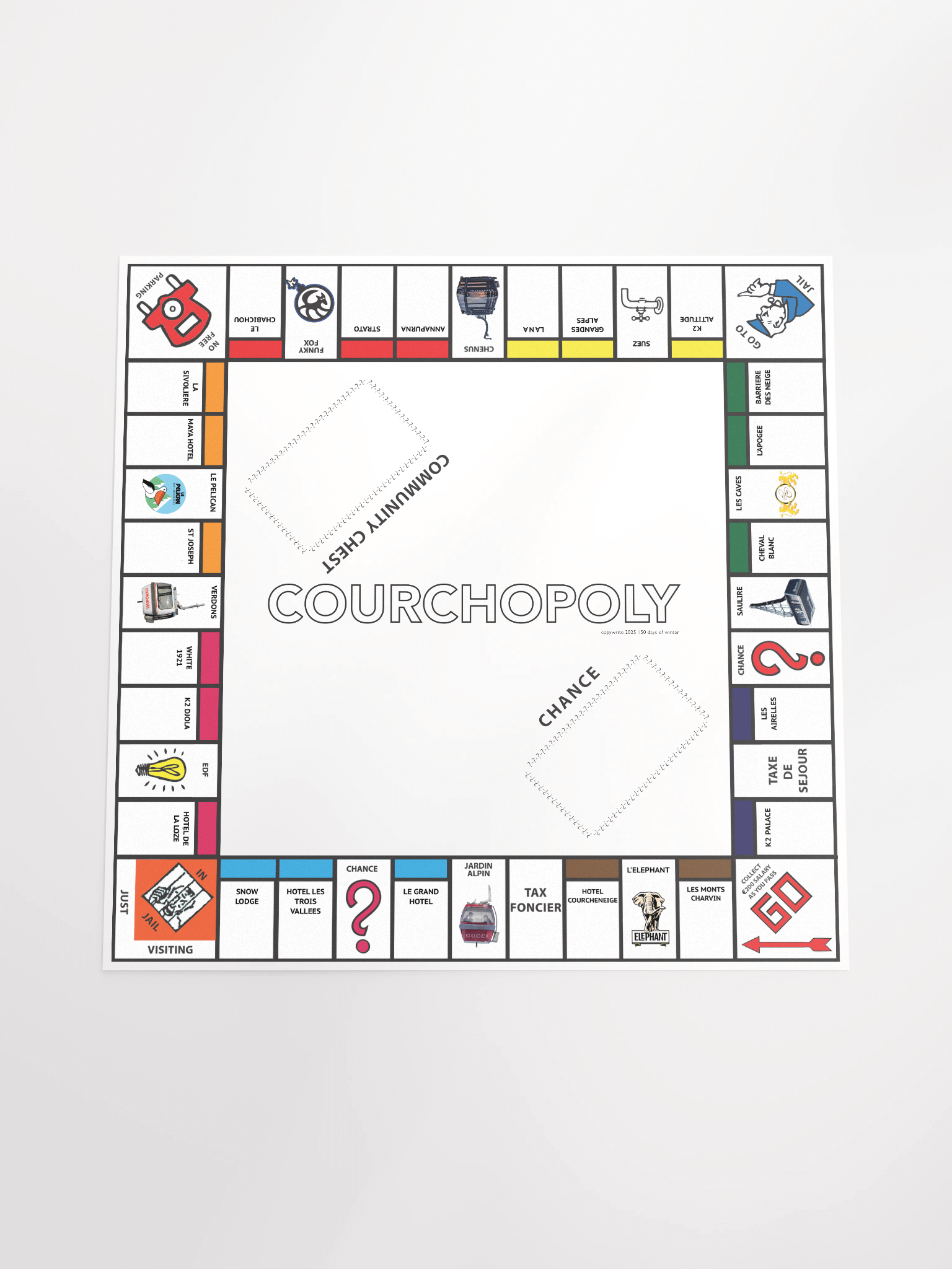 Courchevel Monopoly product image (4)