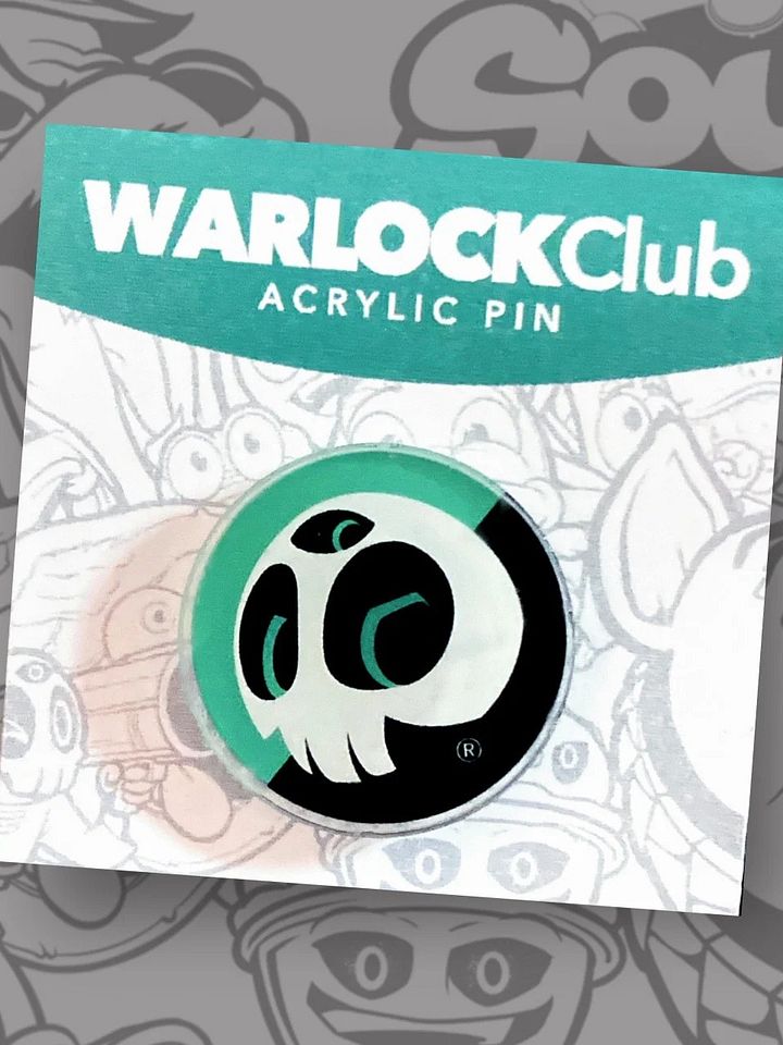 Warlock Club Acrylic Pin product image (2)