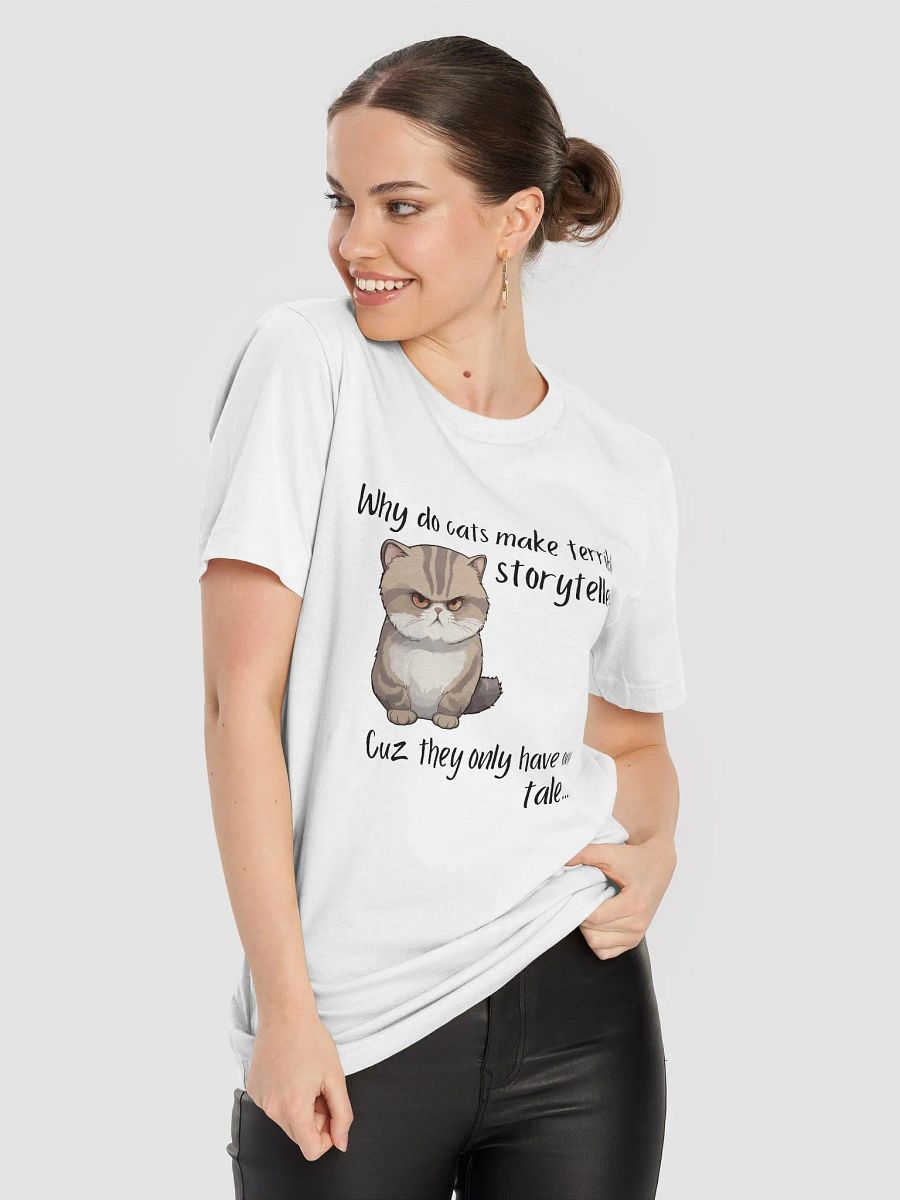 Storyteller Cat Tee - White product image (6)