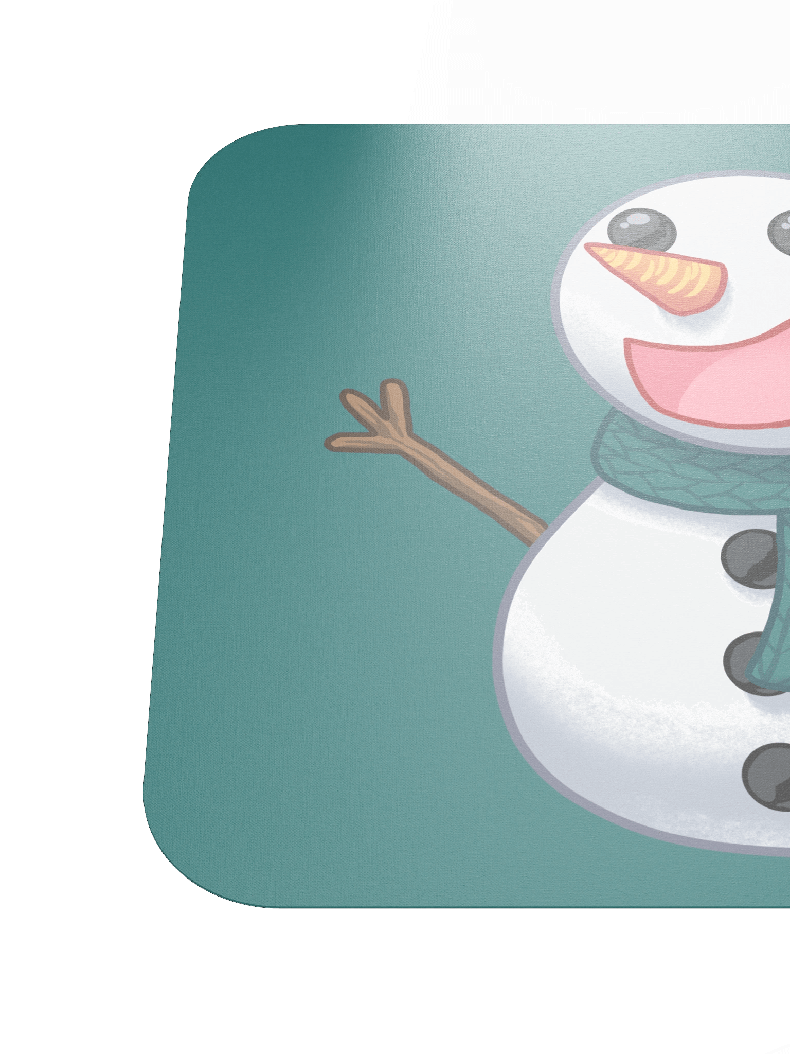 Happy Snowman Mouse Pad product image (6)