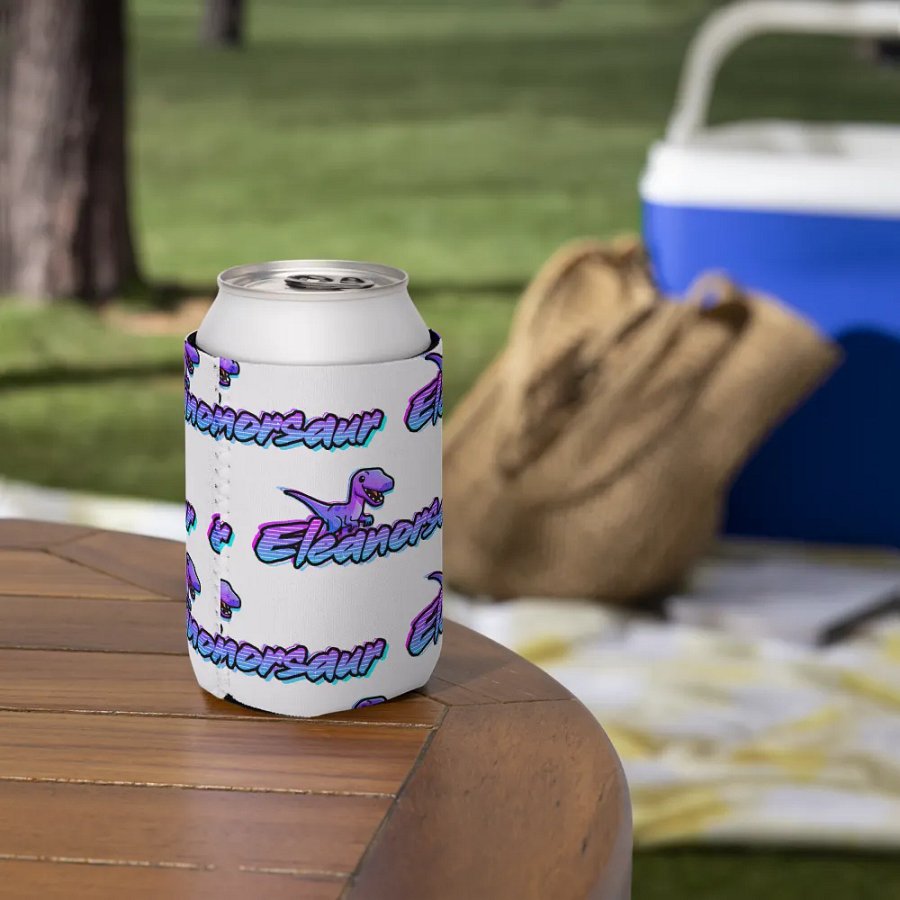 Eleanorsaur Stubby Cooler product image (7)
