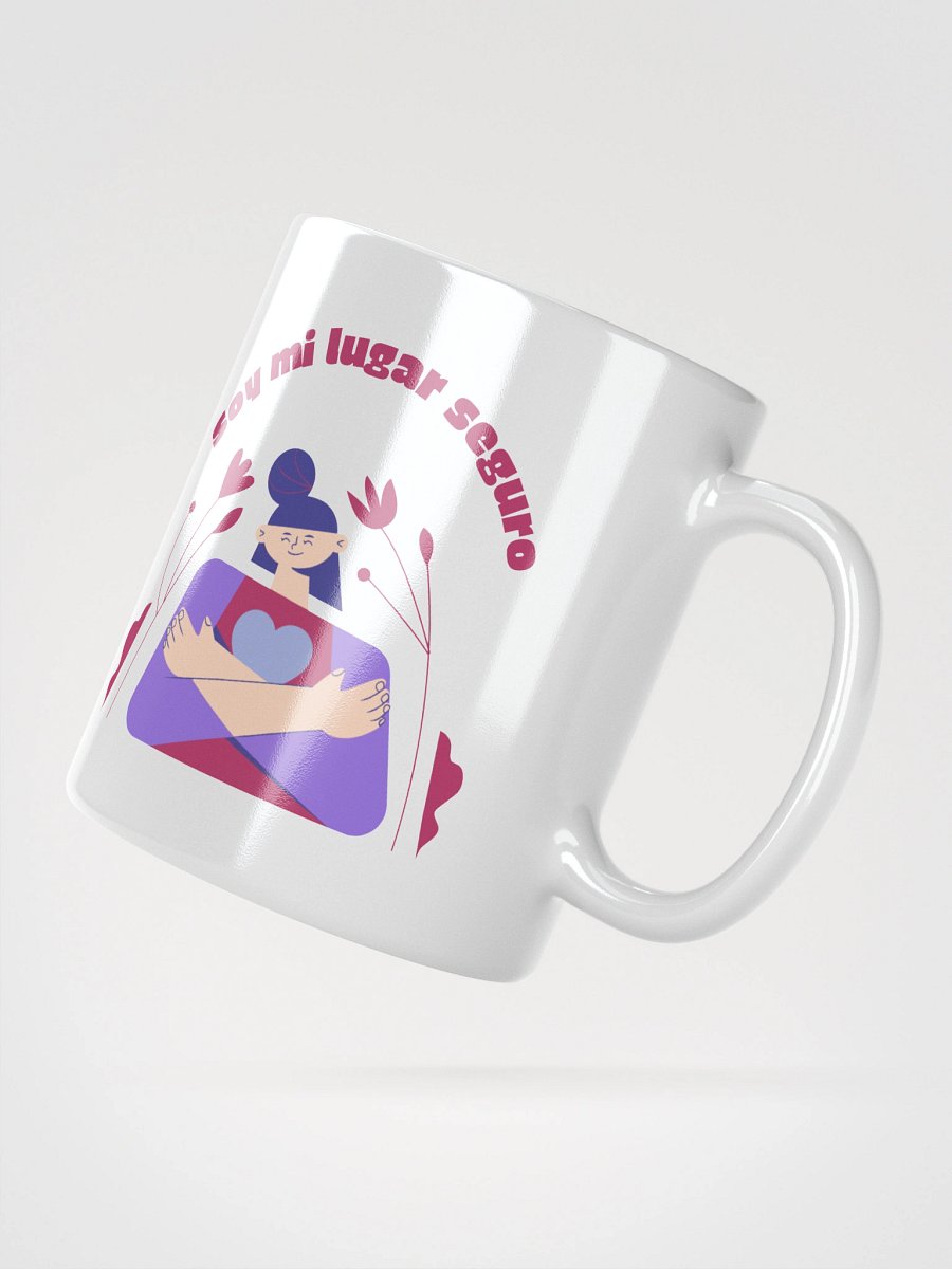 SOY MI LUGAR SEGURO White Glossy Mug product image (4)