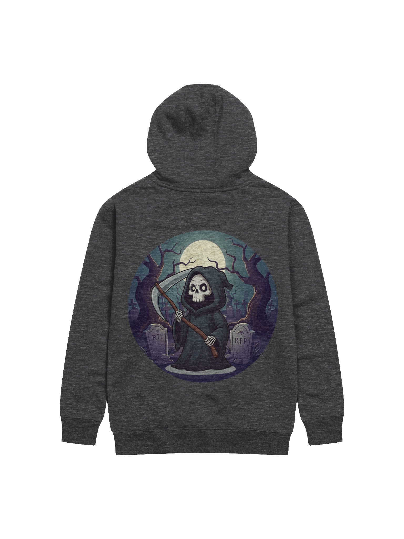 Reaper Hoodie (Charcoal Heather) product image (2)