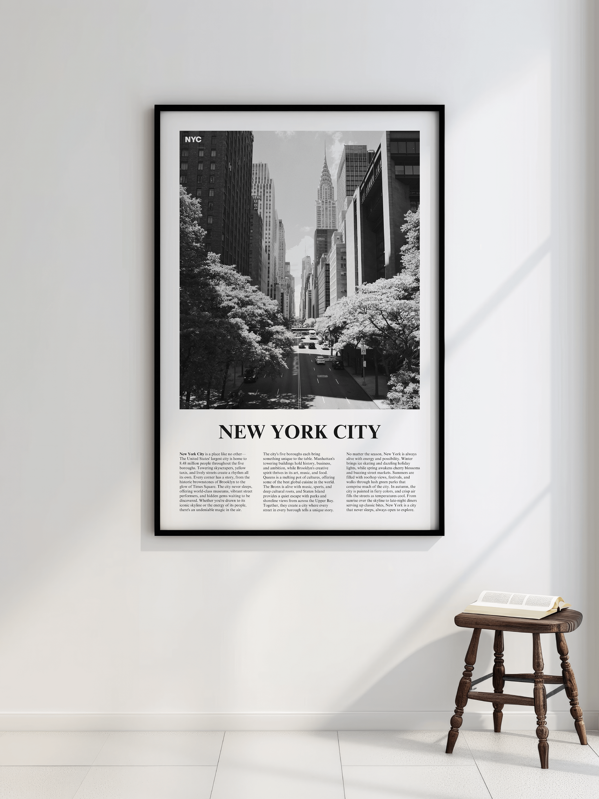 New York City 01 Newspaper Poster product image (2)