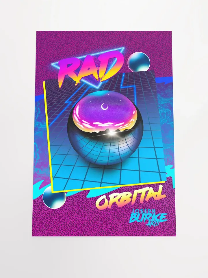 80's Orbital Trapper Keeper 12x18 Fine Art Print product image (1)