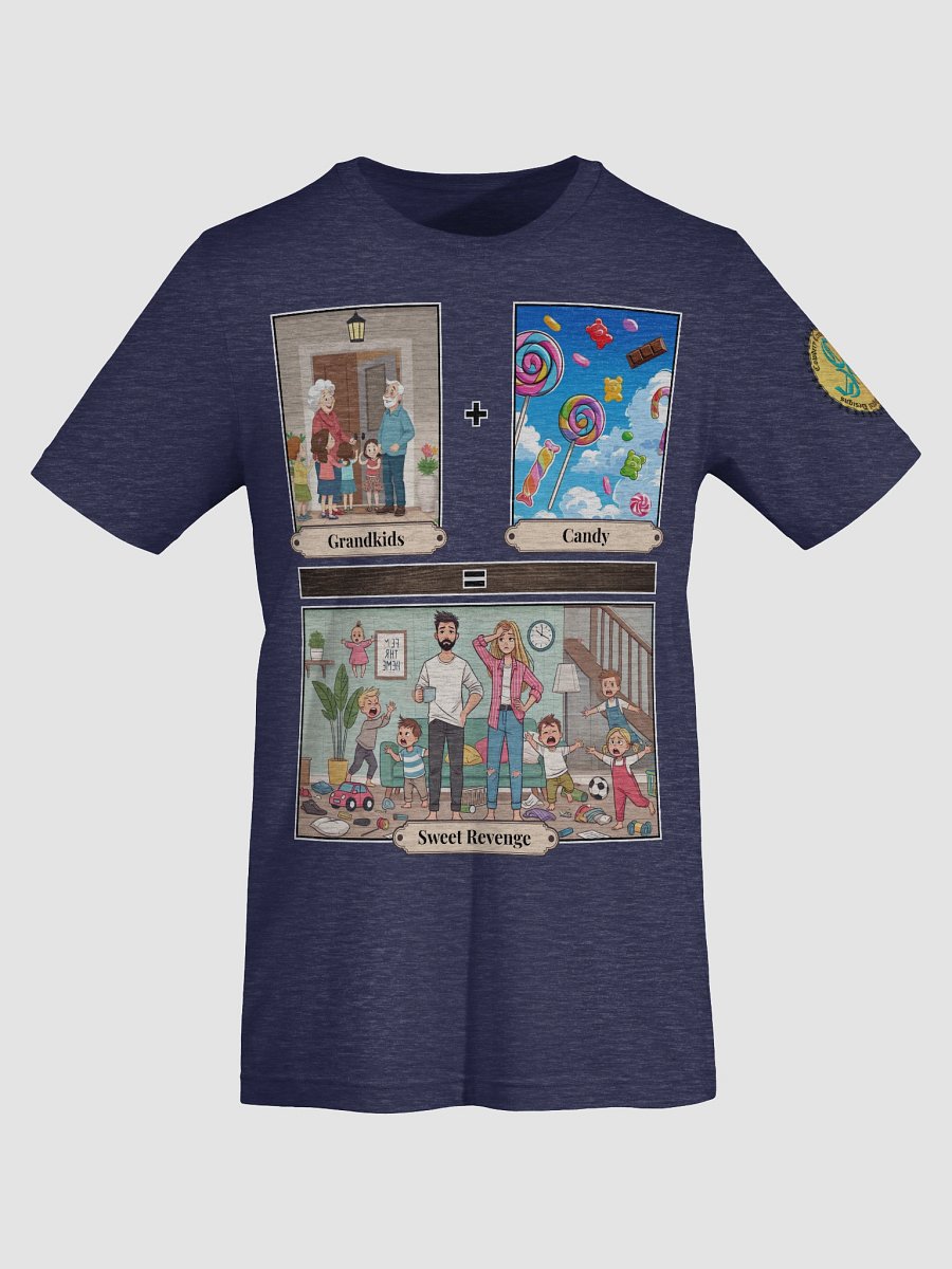 Grandkids + Candy = Sweet Revenge (Both) Bella+Canvas Supersoft T-Shirt Colors (2) product image (77)