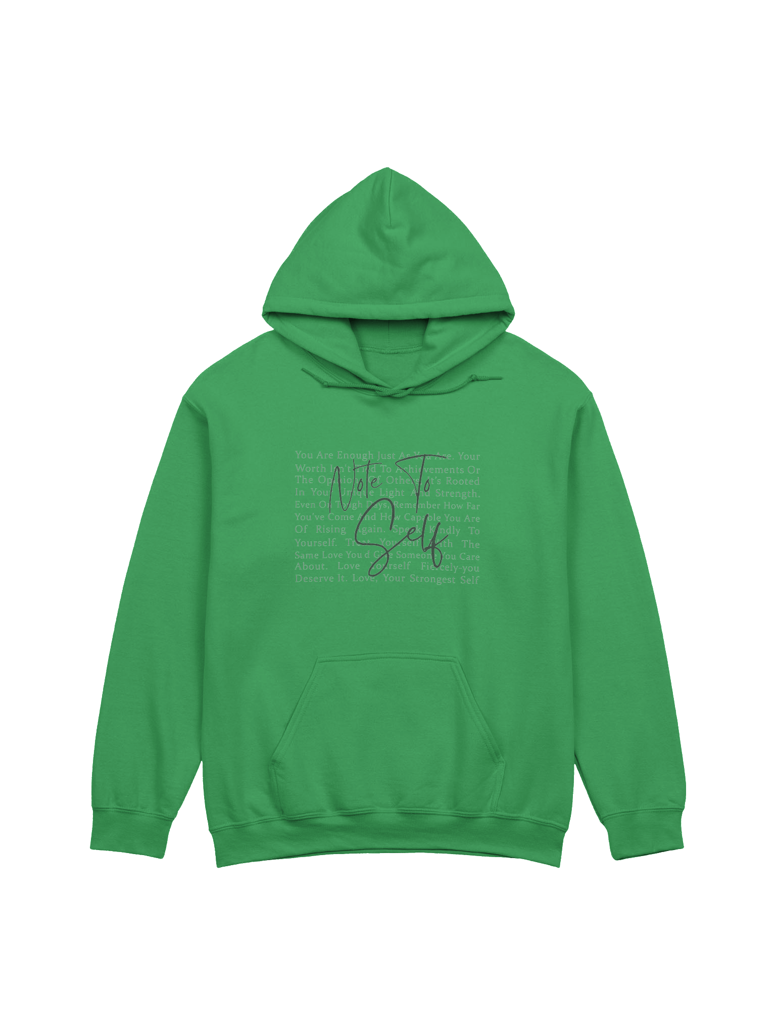 Note To Self- You Are Enough – Inner Strength Mental Health Awareness Hoodie product image (1)