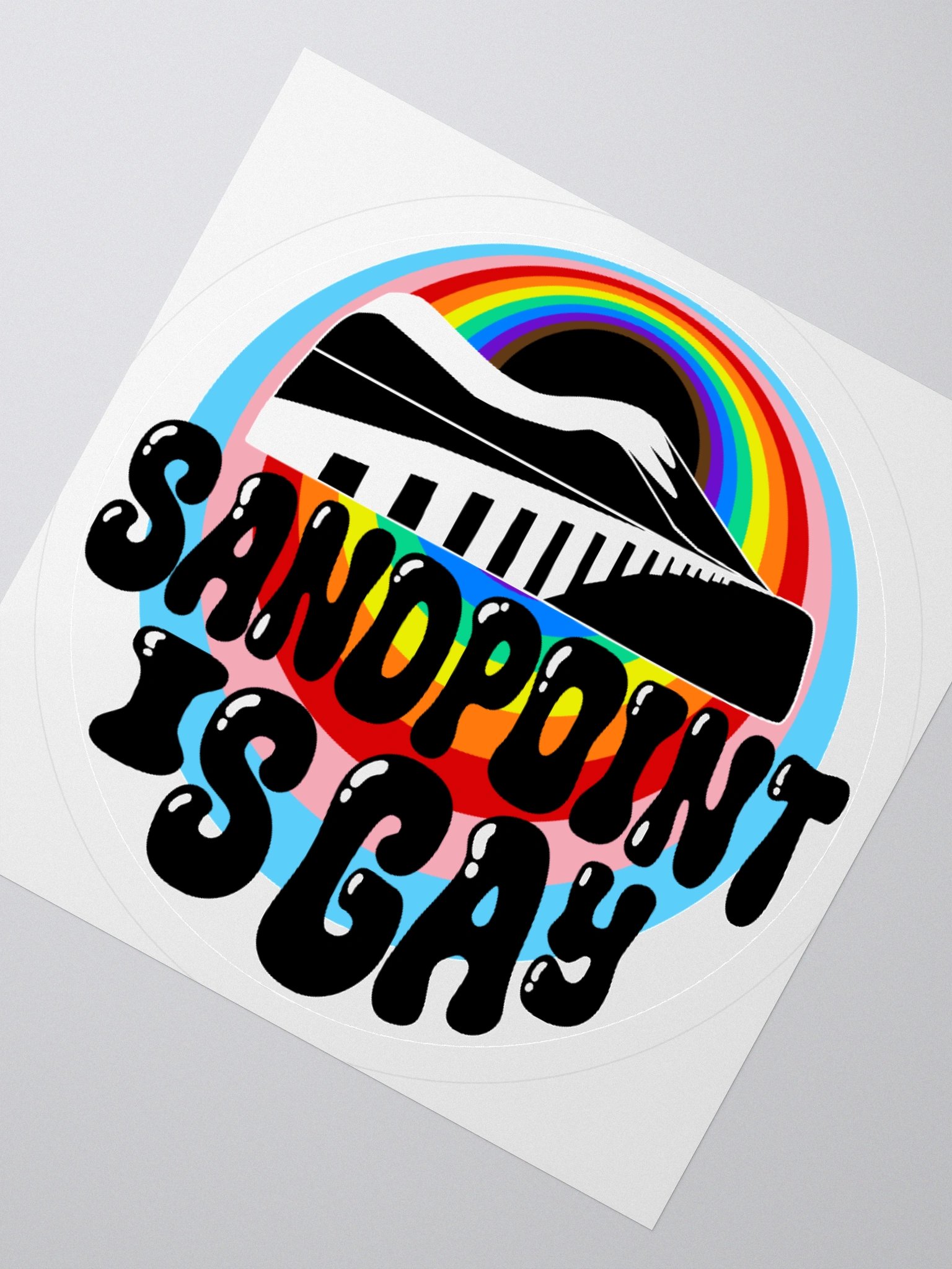 "SANDPOINT IS GAY" city sticker product image (6)