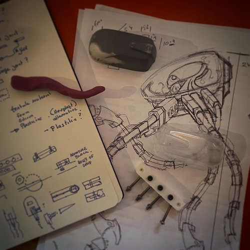 This build is turning into an engineering project 🫤 #imakeartystuff #bigbotbash #aliens #comic #comicbookart #illustration #s...