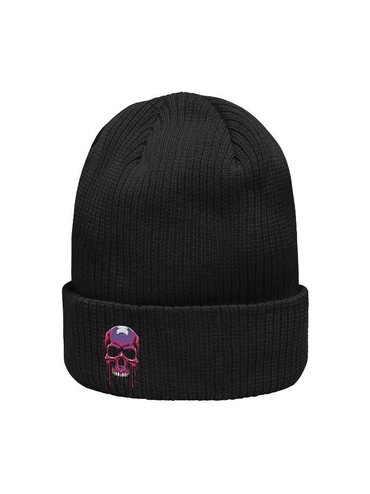 Skull Logo Ribbed Beanie product image (2)