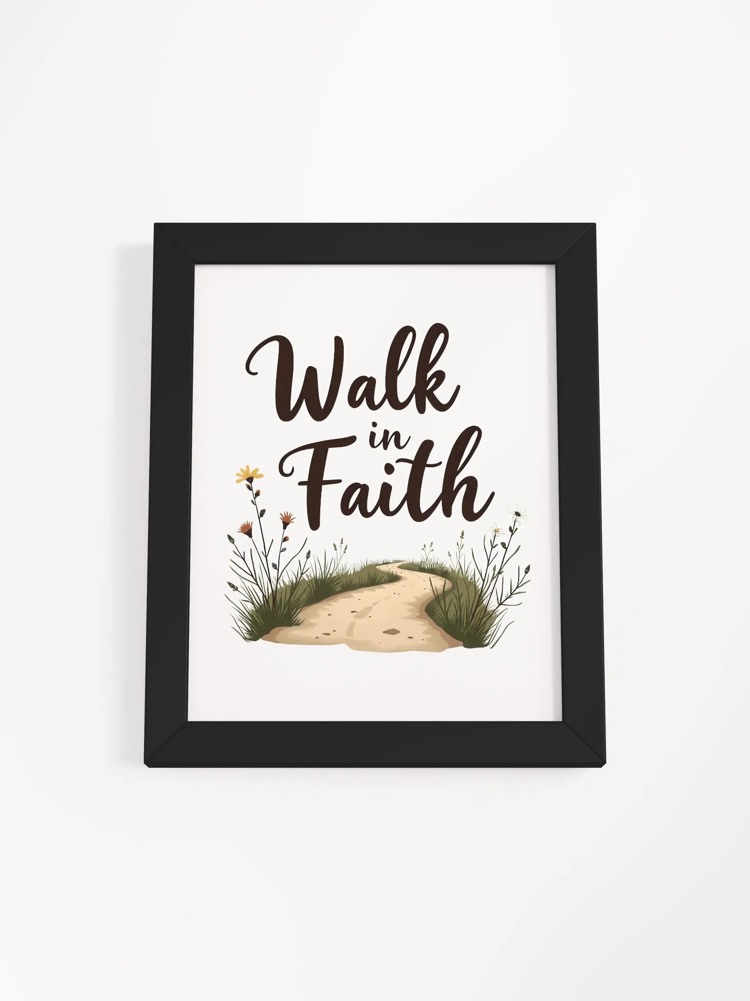 Faithful Path Framed Matte Poster product image (1)
