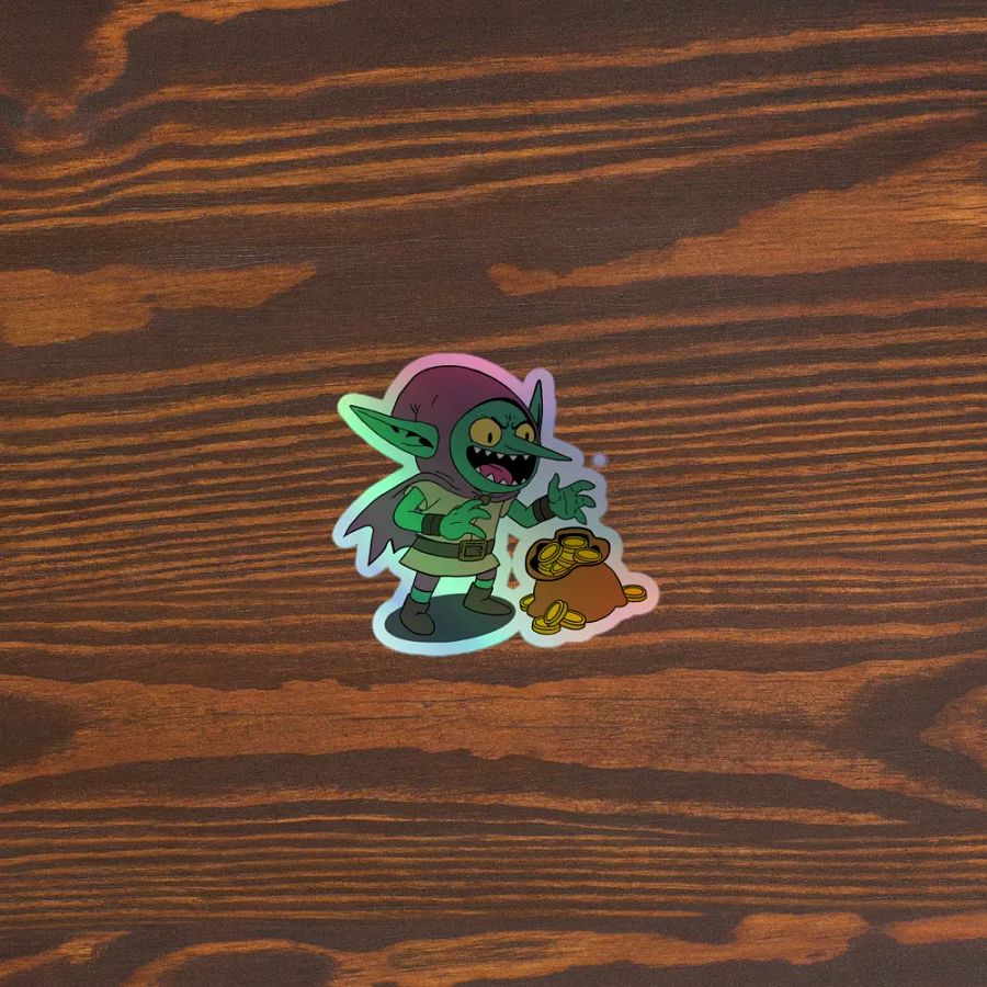 Goblin's Gold Holographic Sticker Sheet product image (3)