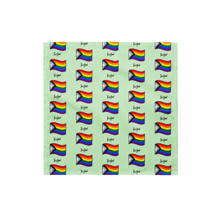 Cowboy x Pride Bandana (Green) product image (1)