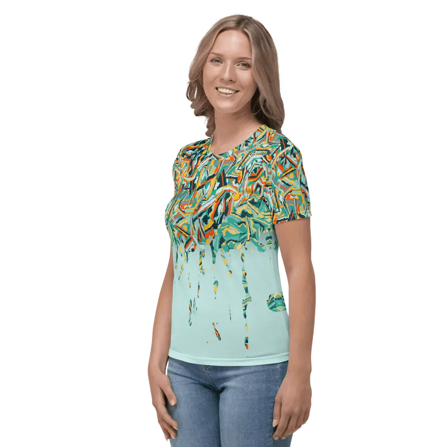 Colorful Destruction | Women's Crew Neck T-Shirt product image (3)