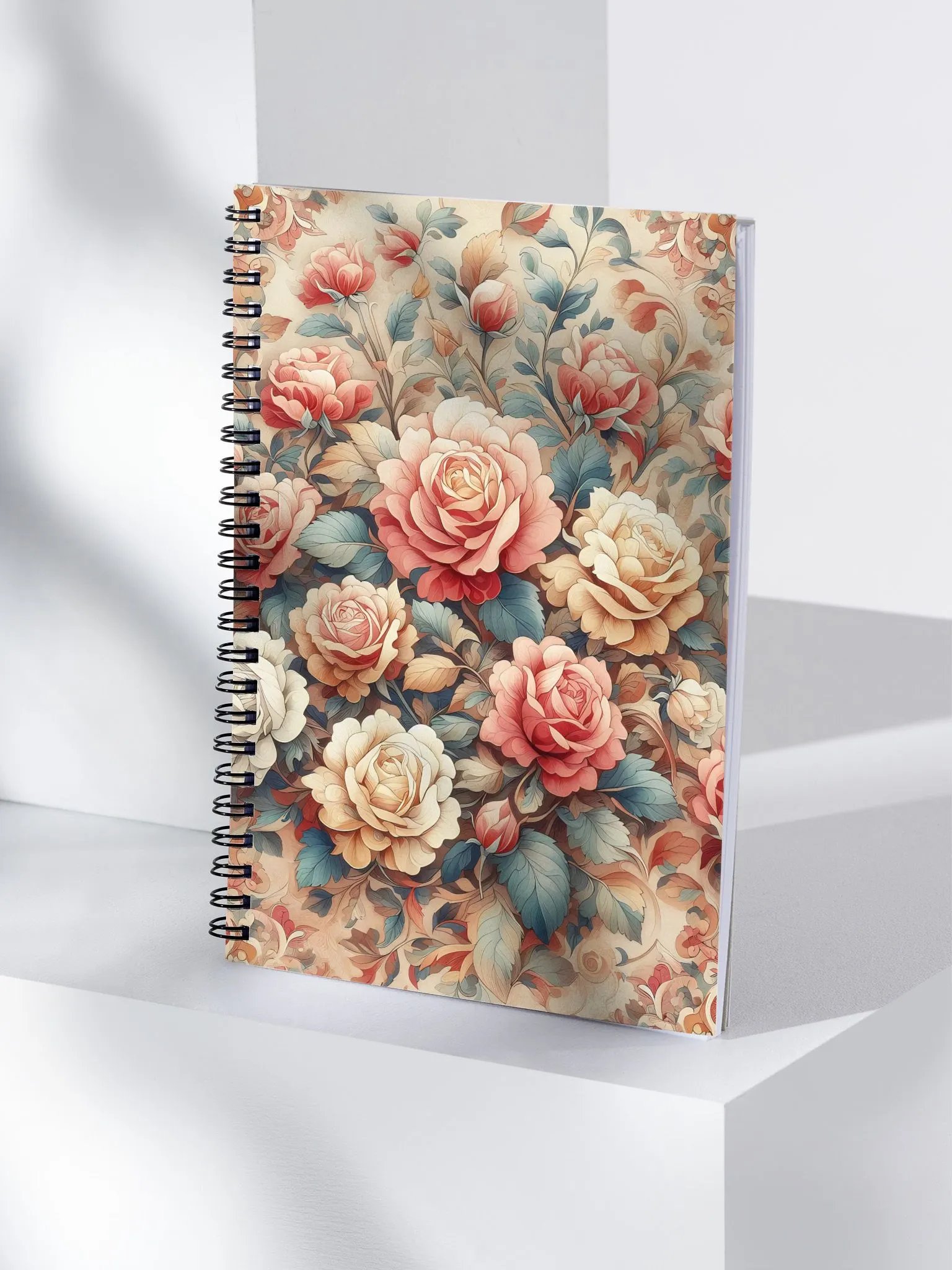Royal Floral Spiral Notebook product image (4)