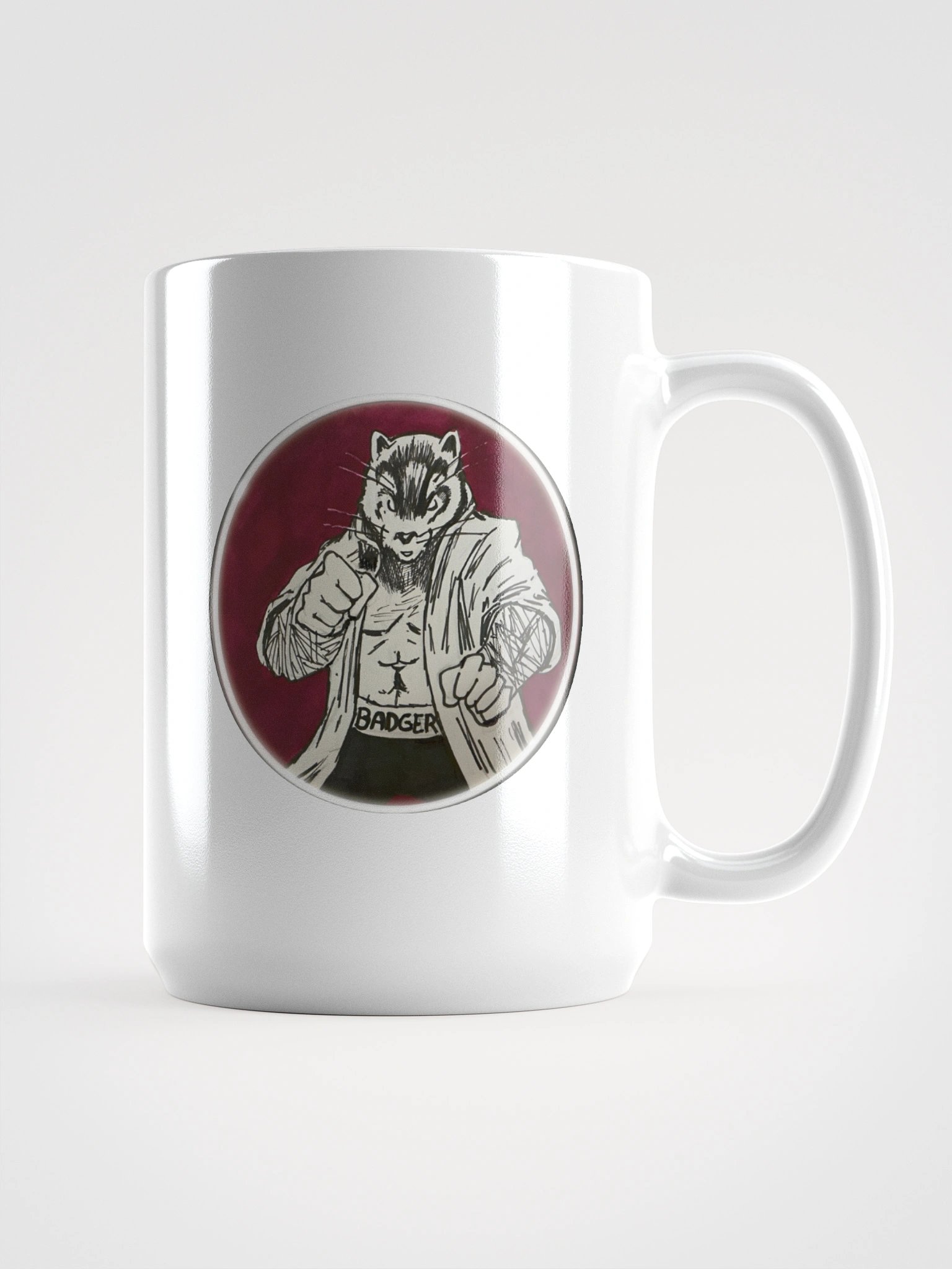 Fighting Badger Mug product image (1)