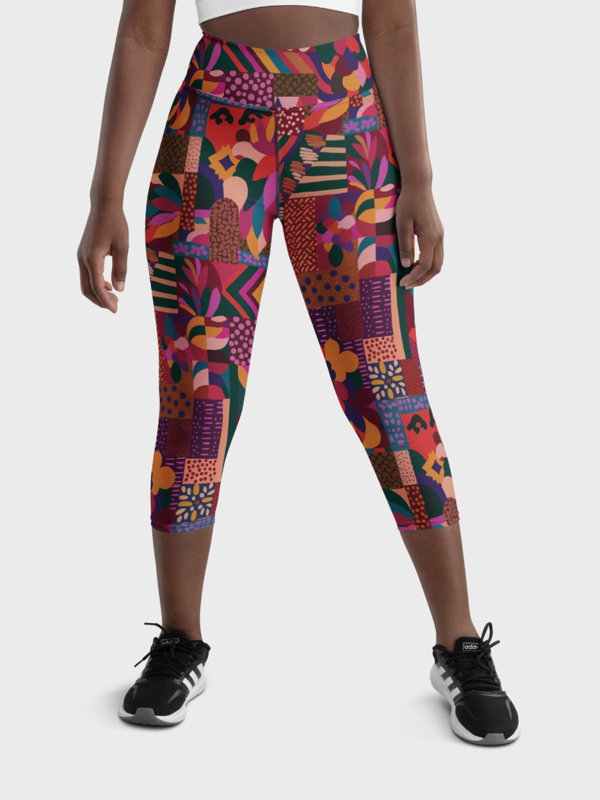 Capri Leggings "Abstract African Ethnic Pattern" Printed product image (1)