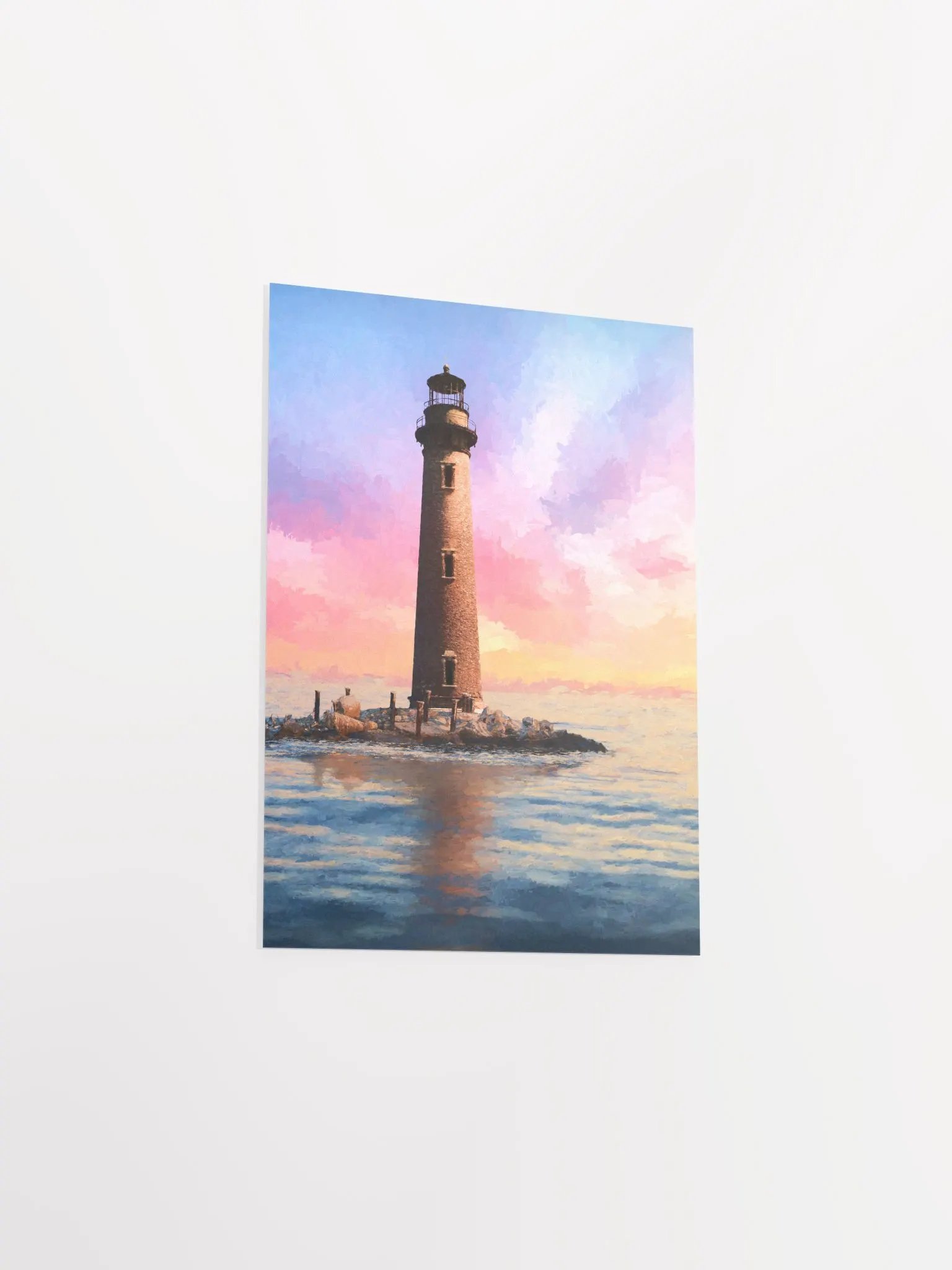 Sand Island Lighthouse – Mobile Alabama Studio Art Print product image (3)