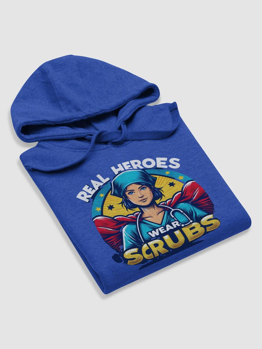Real Heroes Wear Scrubs Hoodie product image (42)