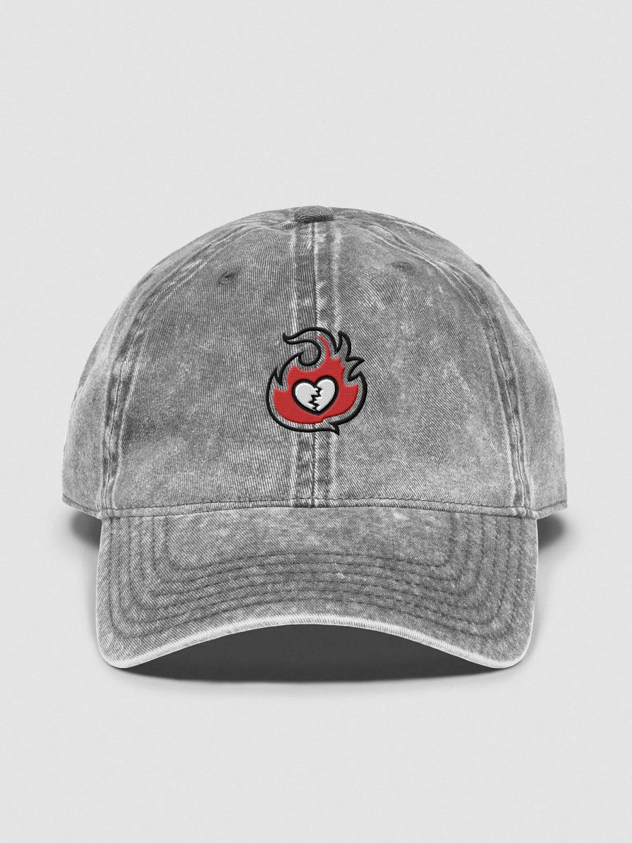 Heartbreaker Flame // Vintage Wash Grey Hat product image (1)