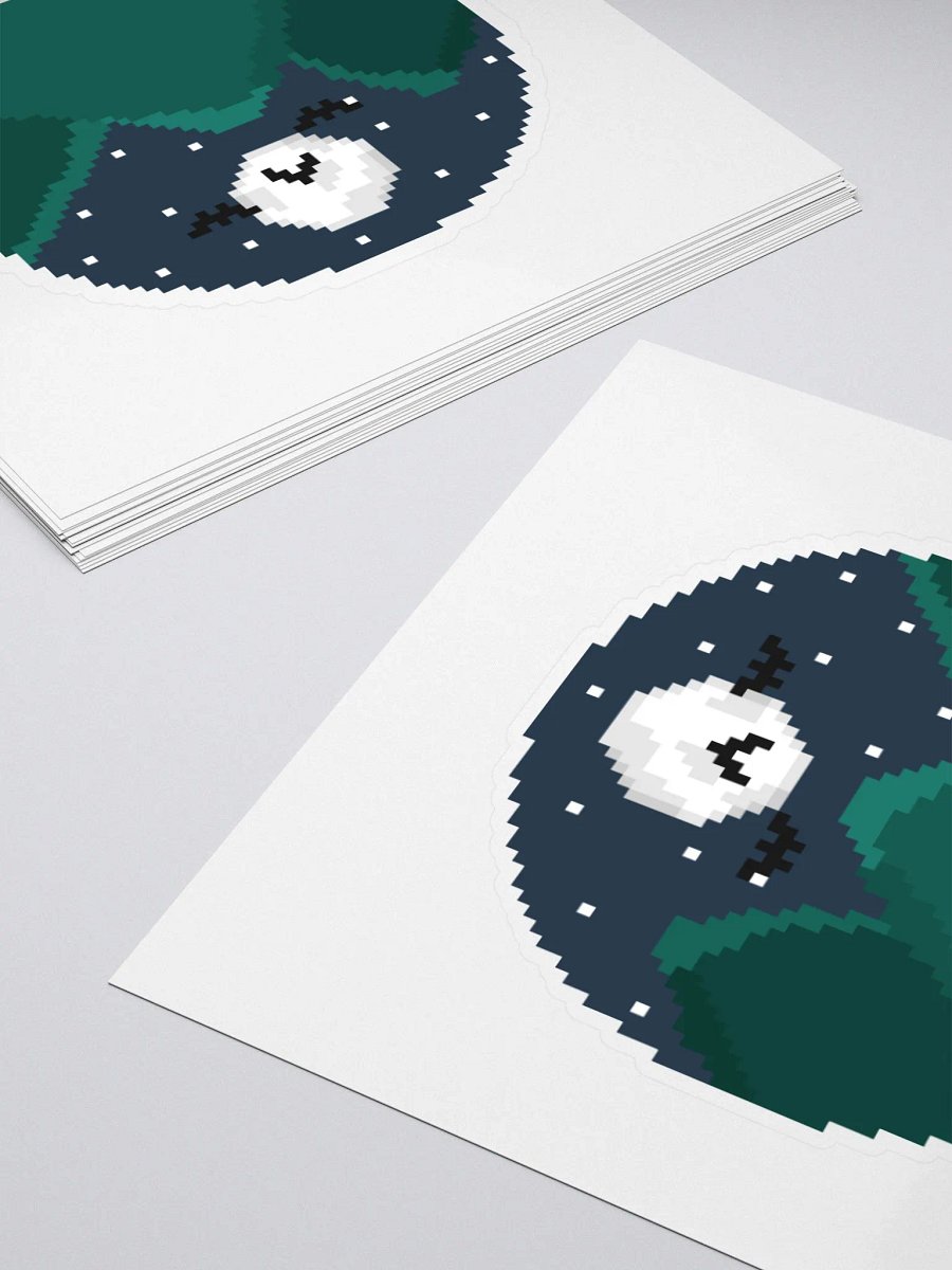 Mountain Harbingerofbeth Logo Sticker designed by Cassafrassarole product image (11)