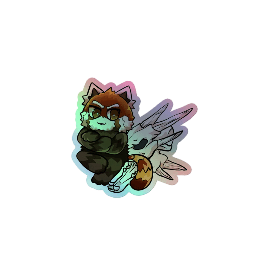 Holograpic Dragon Killer Sticker product image (1)