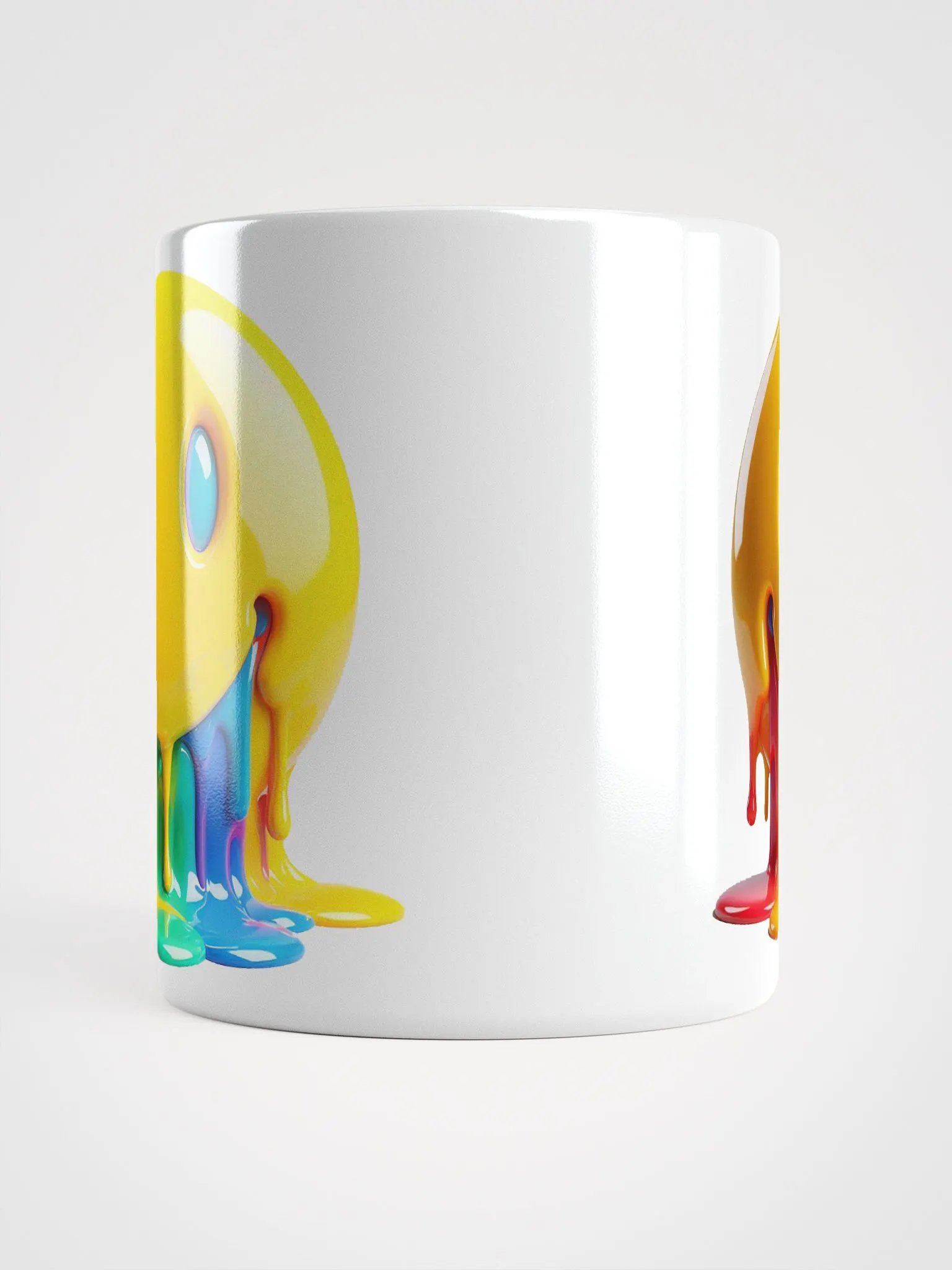 Sick Smiley #Humorous Glossy White Mug product image (5)