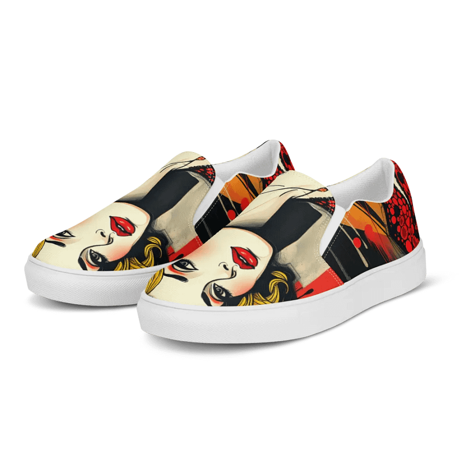 femme fatale women's canvas Slip-On shoes product image (3)