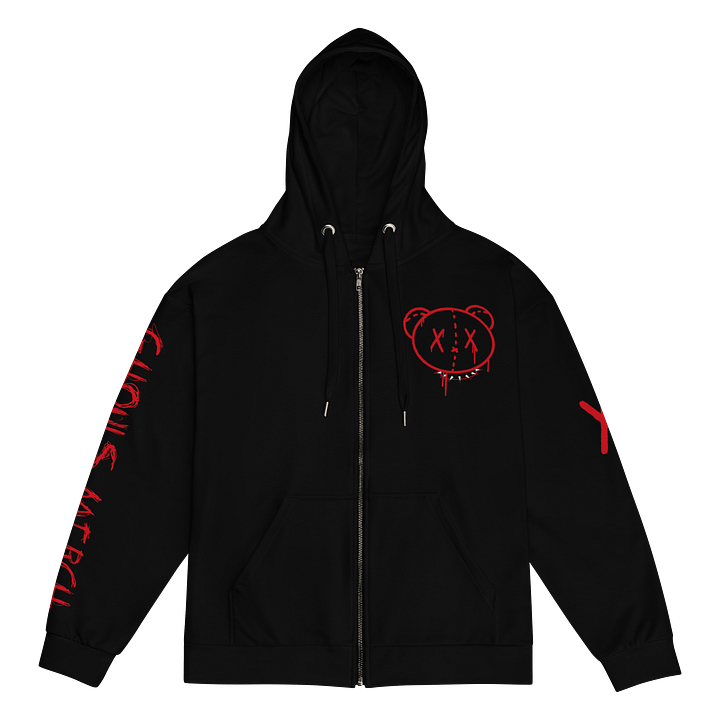 Graffiti Bear Zipper Hoodie product image (1)