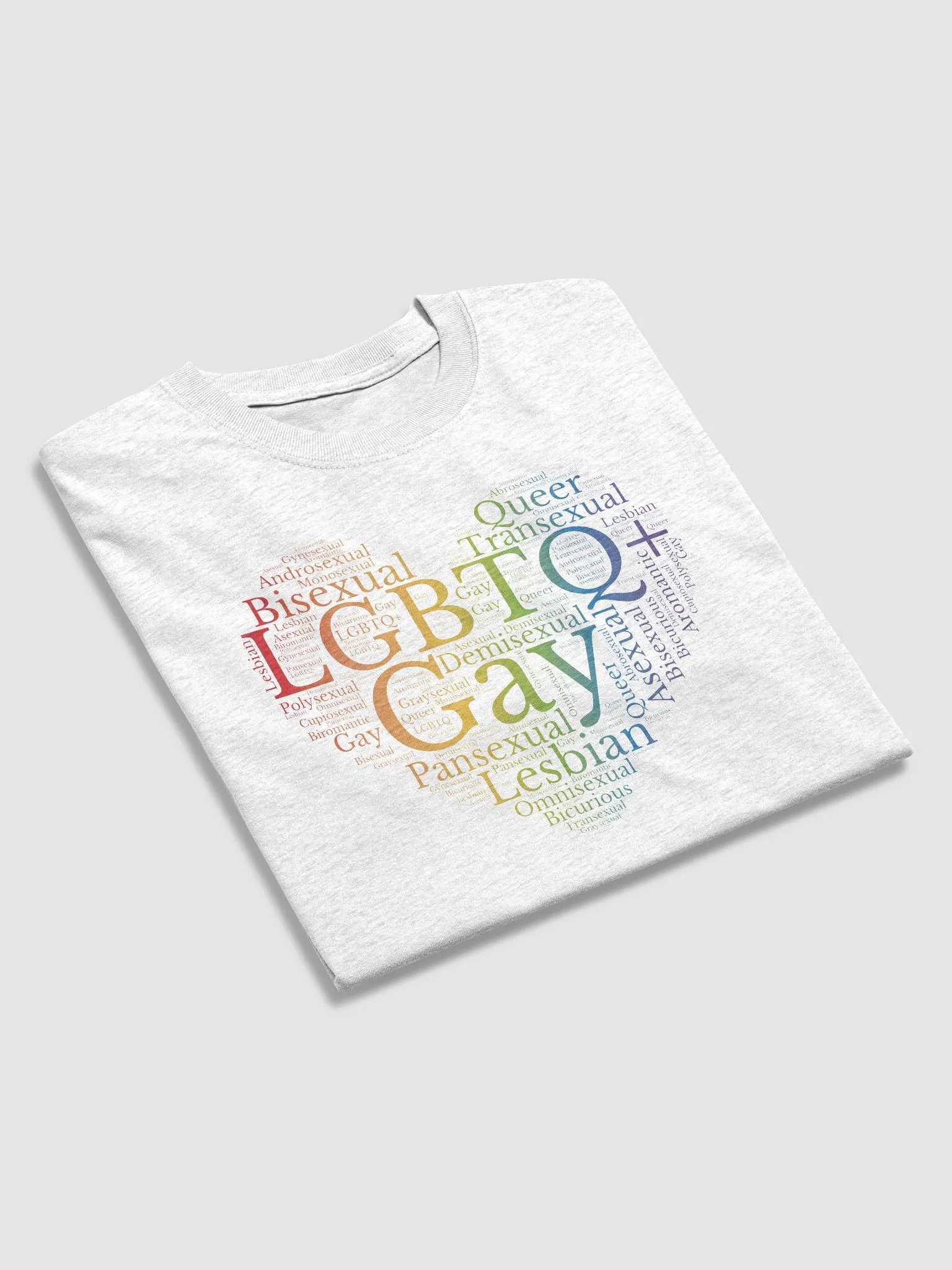 Heart Shape Word Cloud LGBTQ+ product image (4)